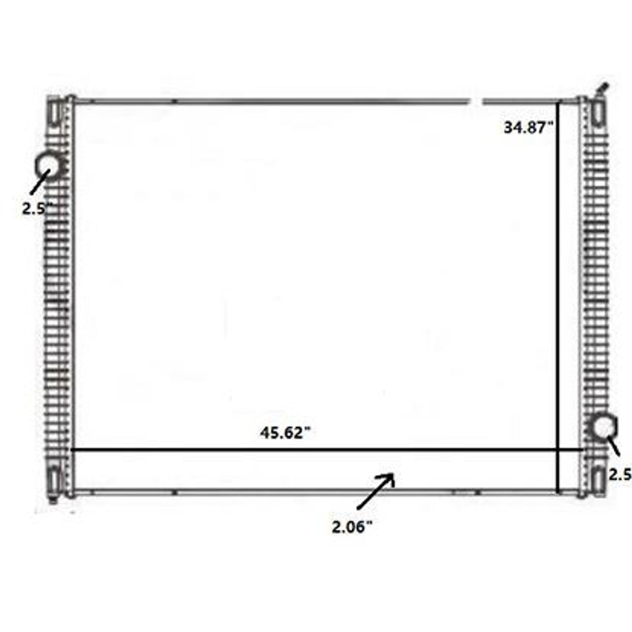 International Heavy Duty Radiator (Various Models 2010-2014)